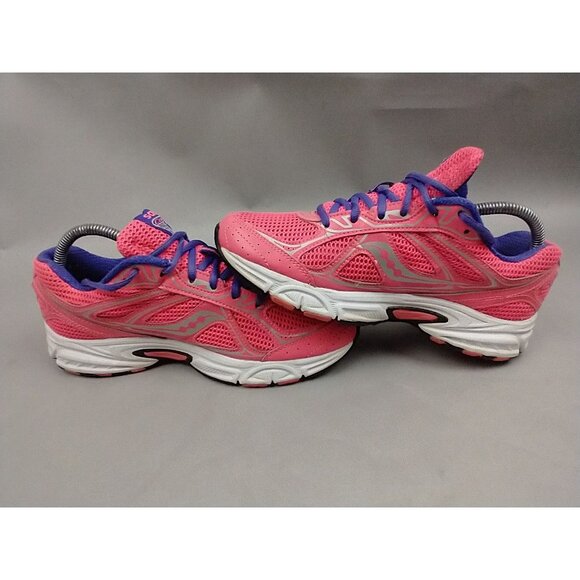 Saucony Cohesion 7 Pink Purple Running Shoes Womens Size 8.5 Sneakers - Picture 5 of 10